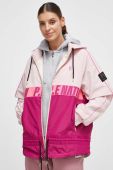 Куртка P.E Nation жіноча колір рожевий перехідна oversize