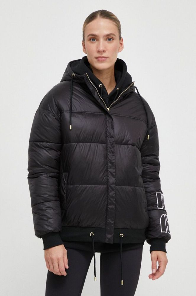 Куртка P.E Nation жіноча колір чорний зимова oversize фото 4