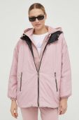 Двостороння куртка Liu Jo жіноча колір рожевий перехідна