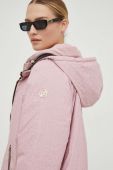 Двостороння куртка Liu Jo жіноча колір рожевий перехідна