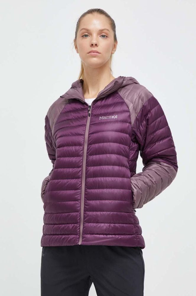 Спортивна пухова куртка Marmot Hype колір фіолетовий
