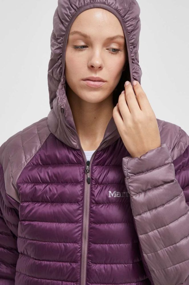 Спортивна пухова куртка Marmot Hype колір фіолетовий фото 4