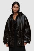 Куртка AllSaints KELSIE SHINE JACKET жіноча колір чорний перехідна