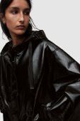 Куртка AllSaints KELSIE SHINE JACKET жіноча колір чорний перехідна