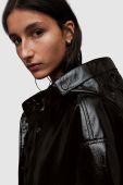 Куртка AllSaints KELSIE SHINE JACKET жіноча колір чорний перехідна
