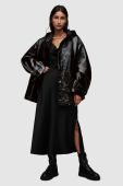 Куртка AllSaints KELSIE SHINE JACKET жіноча колір чорний перехідна