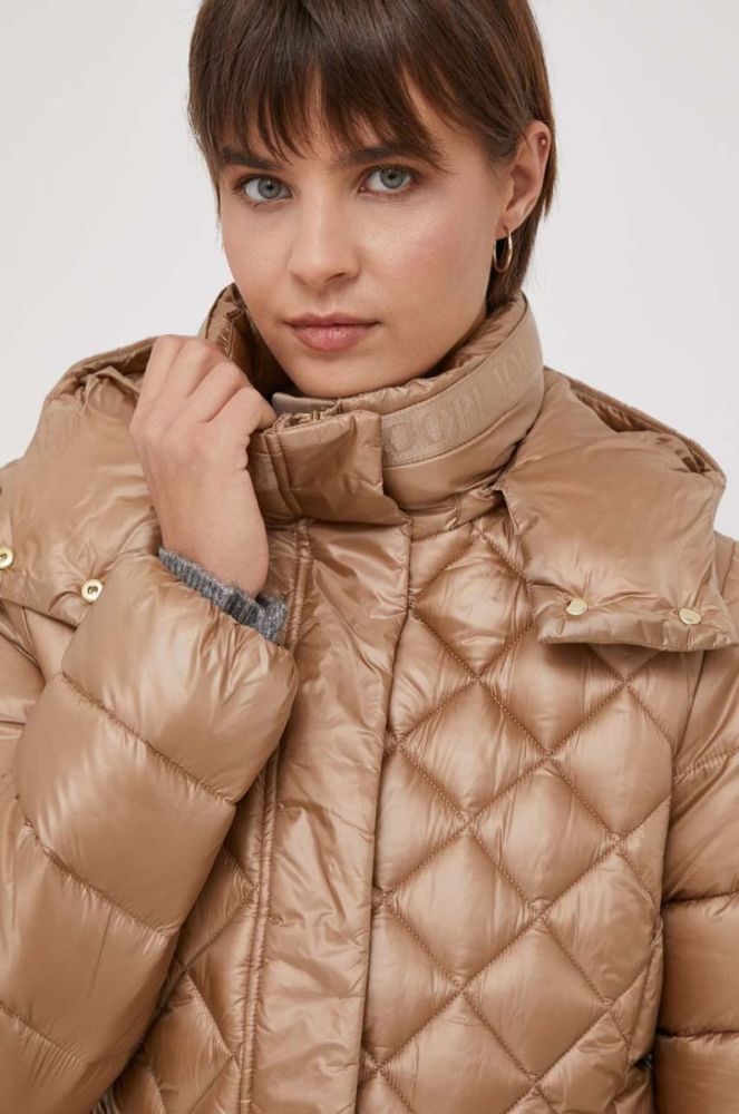 Куртка Joop! жіноча колір бежевий зимова (3625440) фото 4