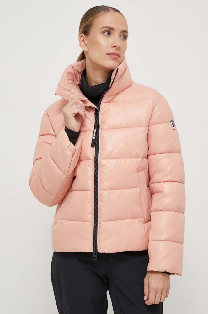 Куртка Rossignol жіноча колір рожевий зимова (3641253)