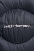 Пухова куртка Peak Performance жіноча колір чорний перехідна
