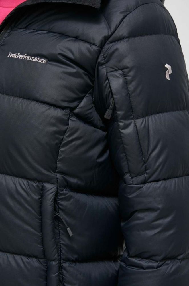 Спортивна пухова куртка Peak Performance Frost колір чорний фото 5