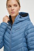 Спортивна пухова куртка Peak Performance колір блакитний Спортивна пухова куртка Peak Performance колір блакитний