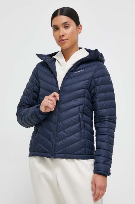 Спортивна пухова куртка Peak Performance колір синій Спортивна пухова куртка Peak Performance колір синій