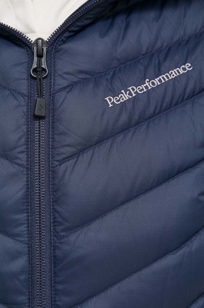 Спортивна пухова куртка Peak Performance колір синій фото 5