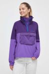 Вітровка Peak Performance колір фіолетовий перехідна