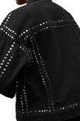 Куртка AllSaints WO048Z BELLA STUD DENIM JAC жіноча колір чорний перехідна
