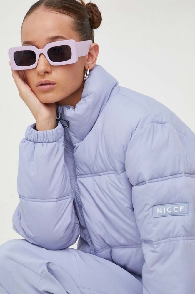 Куртка Nicce жіноча зимова колір блакитний фото 5