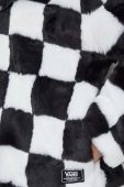 Куртка Vans жіноча колір чорний перехідна oversize (3681135)