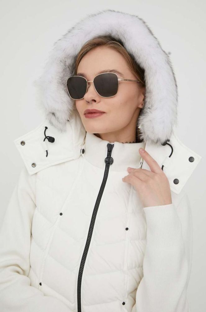 Куртка MOOSE KNUCKLES жіноча колір бежевий перехідна фото 4