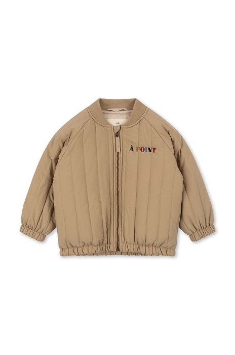 Дитяча куртка-бомбер Konges Sl?jd колір бежевий (3528226)