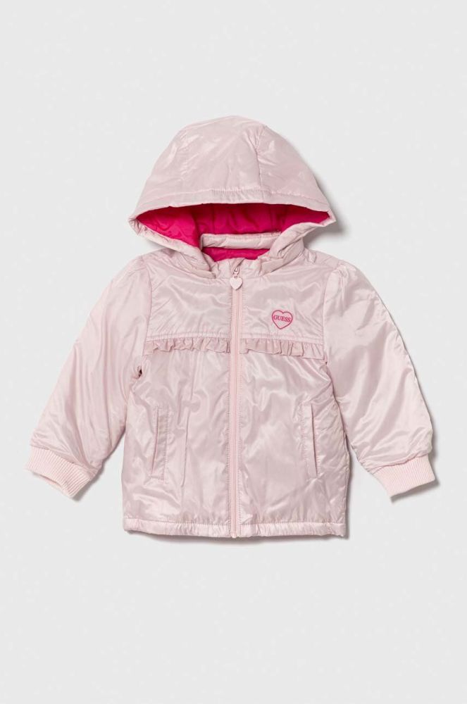 Куртка для немовлят Guess колір рожевий (3362836)