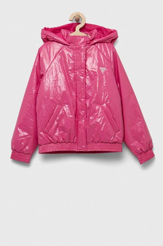 Дитяча куртка Guess колір рожевий (3330010)