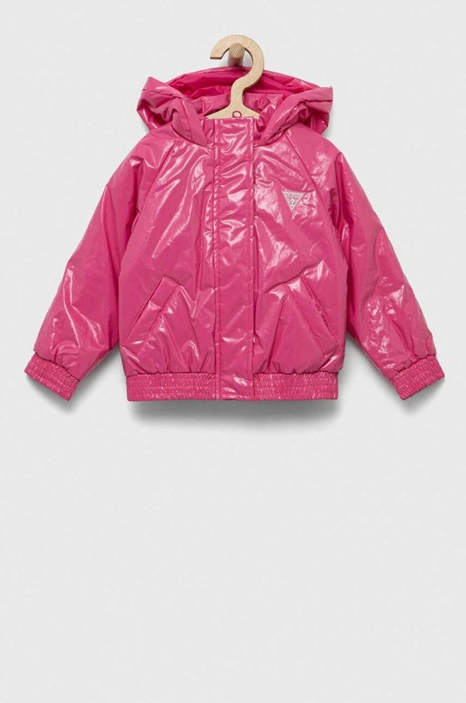 Дитяча куртка Guess колір рожевий (3330076)