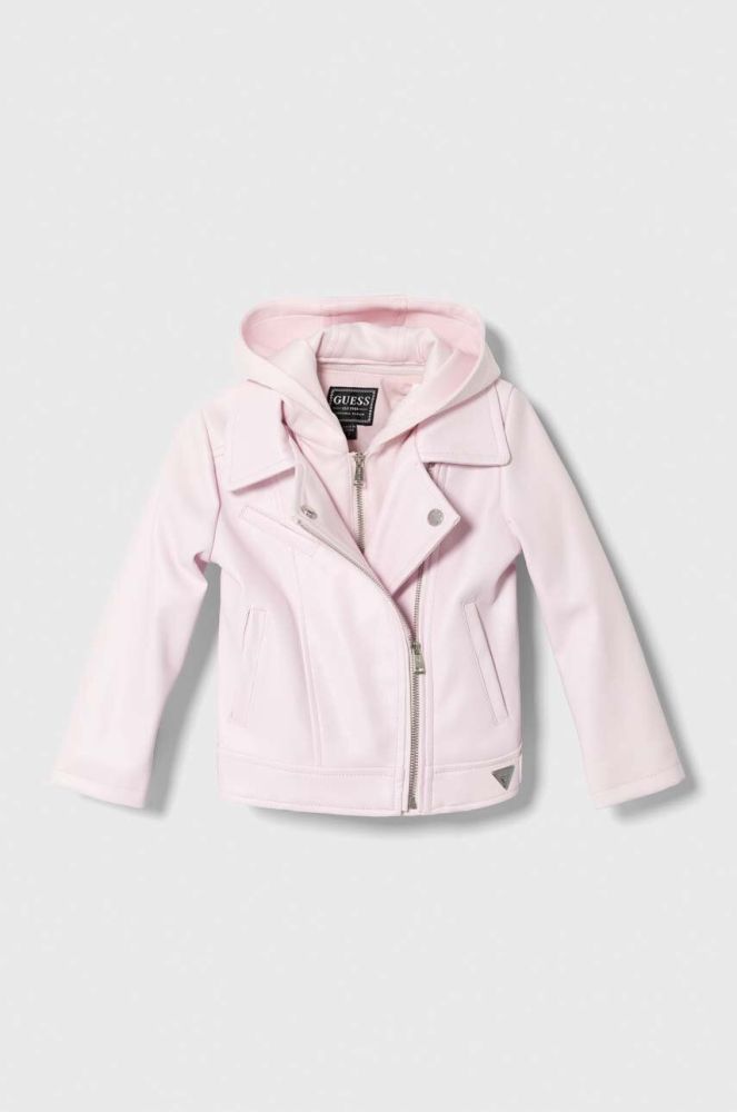 Дитяча куртка Guess колір рожевий (3330088)