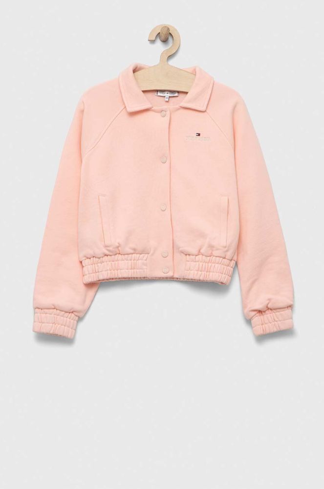 Дитяча куртка Tommy Hilfiger колір рожевий (3313132)