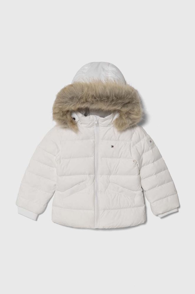 Дитяча пухова куртка Tommy Hilfiger колір білий (3375031)