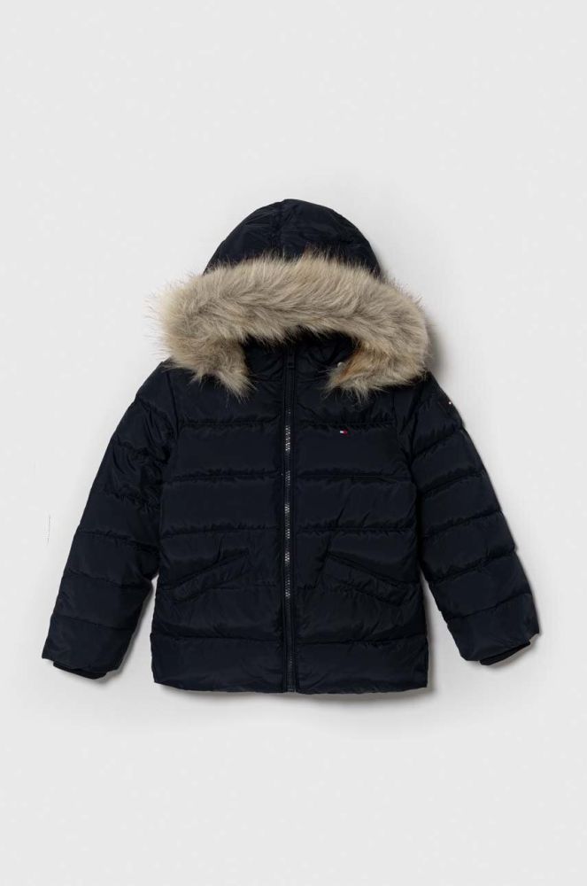 Дитяча пухова куртка Tommy Hilfiger колір синій (3375012)