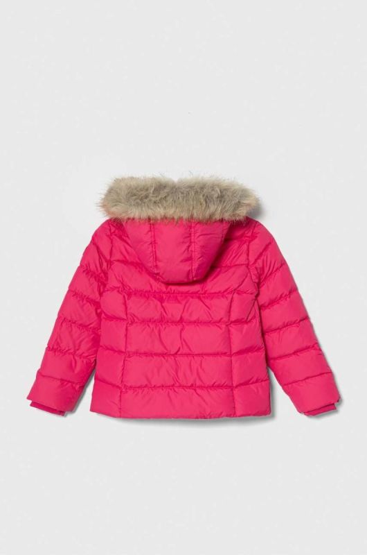 Дитяча пухова куртка Tommy Hilfiger колір рожевий (3375068) фото 2