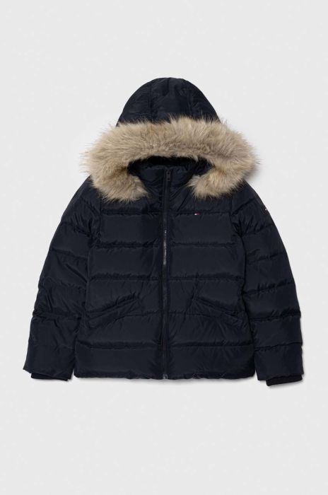 Дитяча пухова куртка Tommy Hilfiger колір синій (3375048)