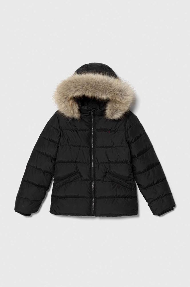 Дитяча пухова куртка Tommy Hilfiger колір чорний (3375073)