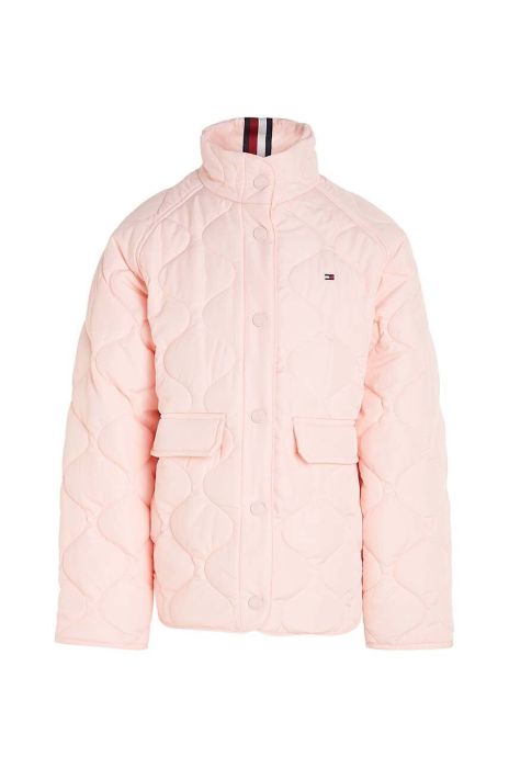 Дитяча куртка Tommy Hilfiger колір рожевий (3322108)