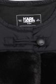 Безрукавка для немовлят Karl Lagerfeld колір чорний