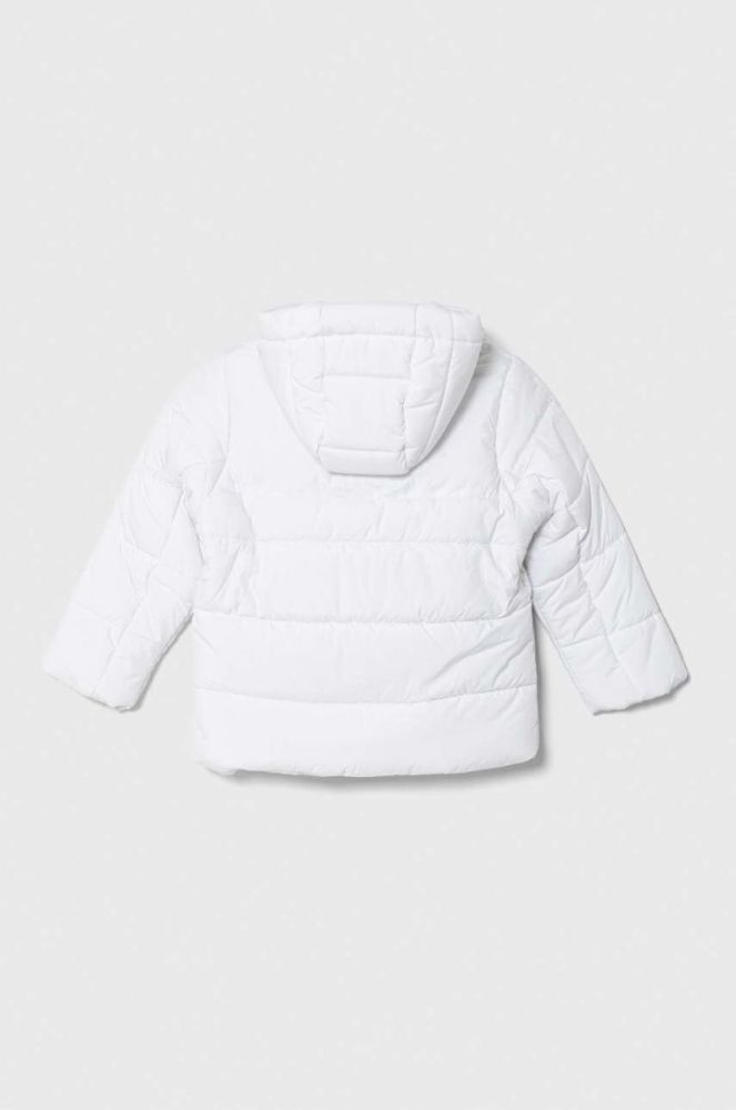 Дитяча куртка adidas колір білий фото 3