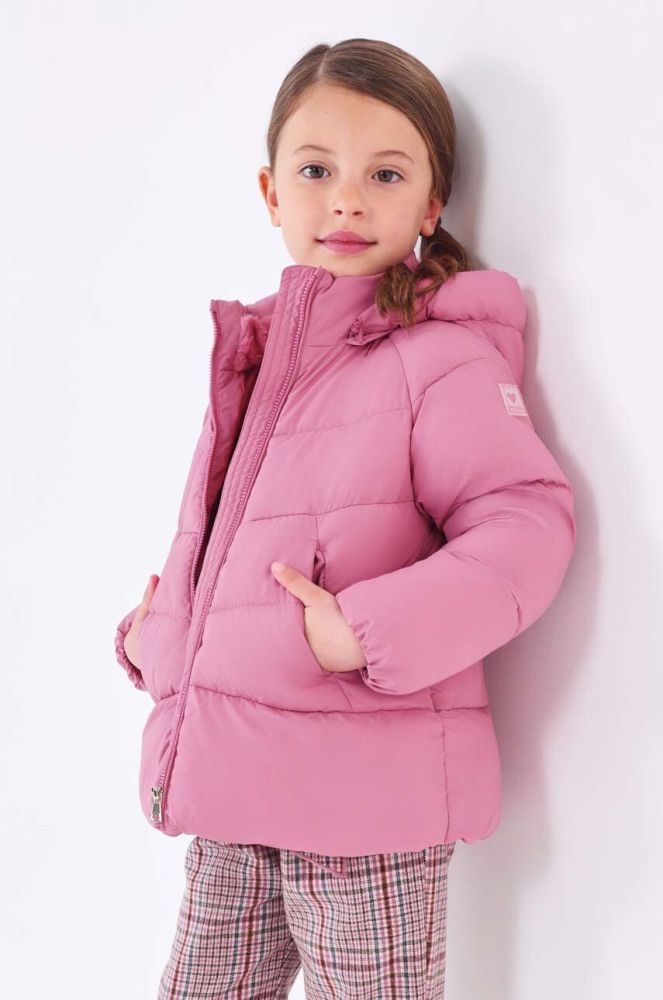 Дитяча куртка Mayoral колір рожевий (3420480)