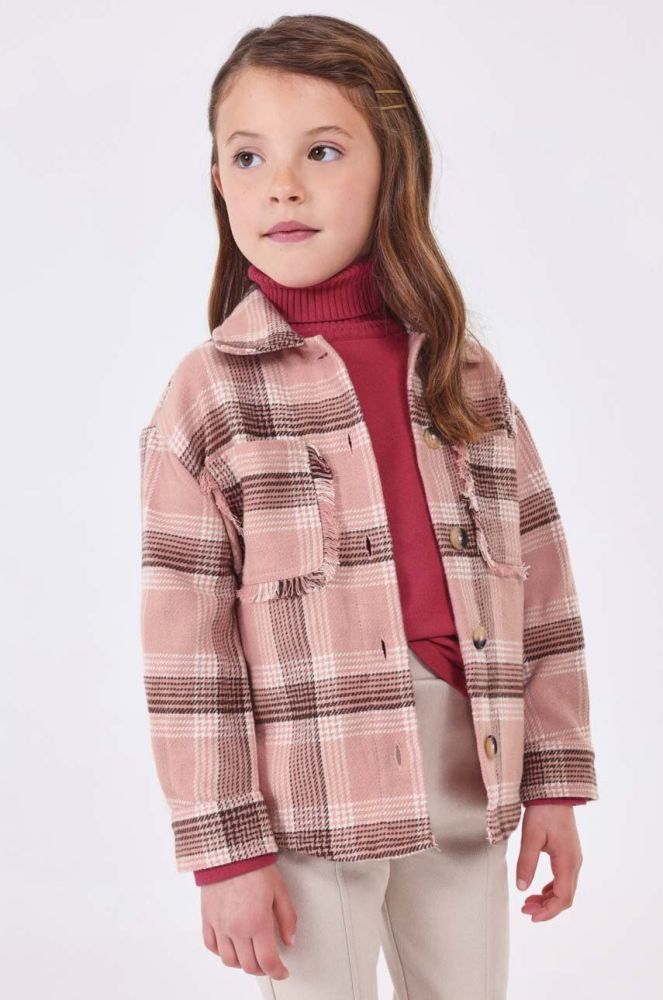 Дитяча куртка Mayoral колір рожевий (3420576)