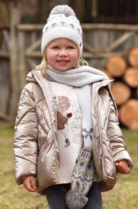 Дитяча куртка Mayoral колір золотий (3409229)