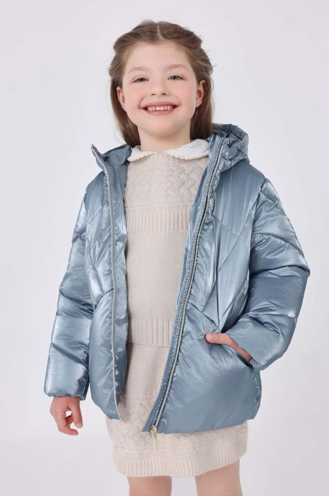 Дитяча куртка Mayoral колір блакитний (3409221)