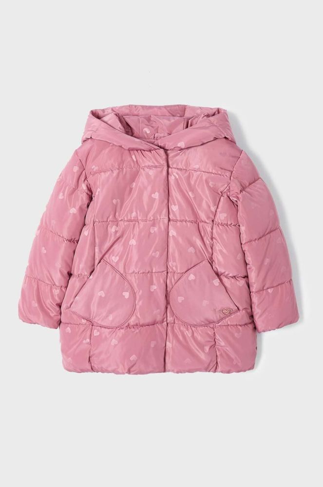 Дитяча куртка Mayoral колір рожевий (3409294)
