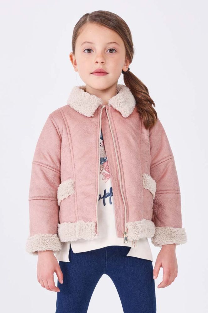 Дитяча куртка Mayoral колір рожевий (3409334)