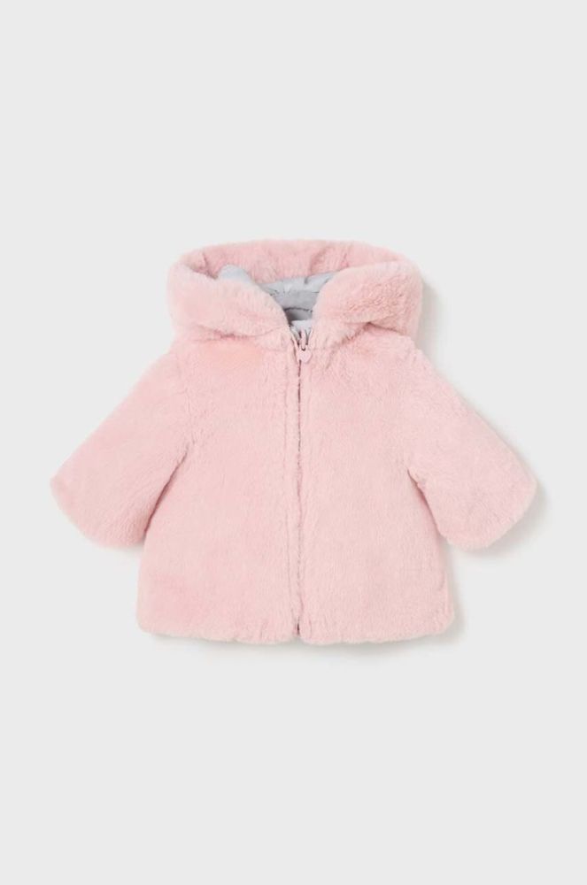 Двостороння дитяча куртка Mayoral Newborn колір рожевий (3415596) фото 3