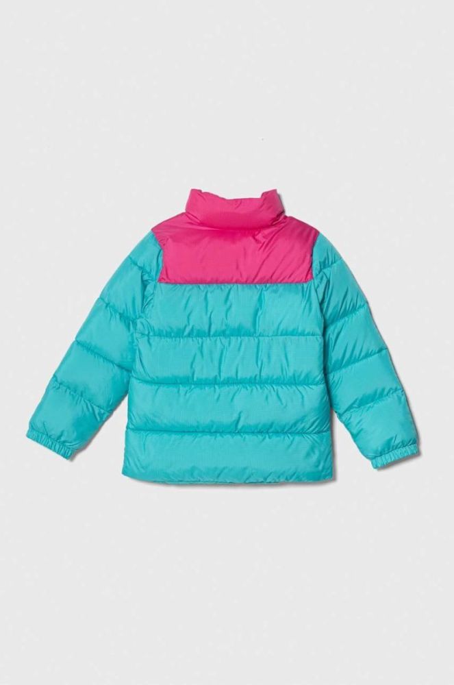 Дитяча куртка Columbia U Puffect Jacket колір бірюзовий фото 2