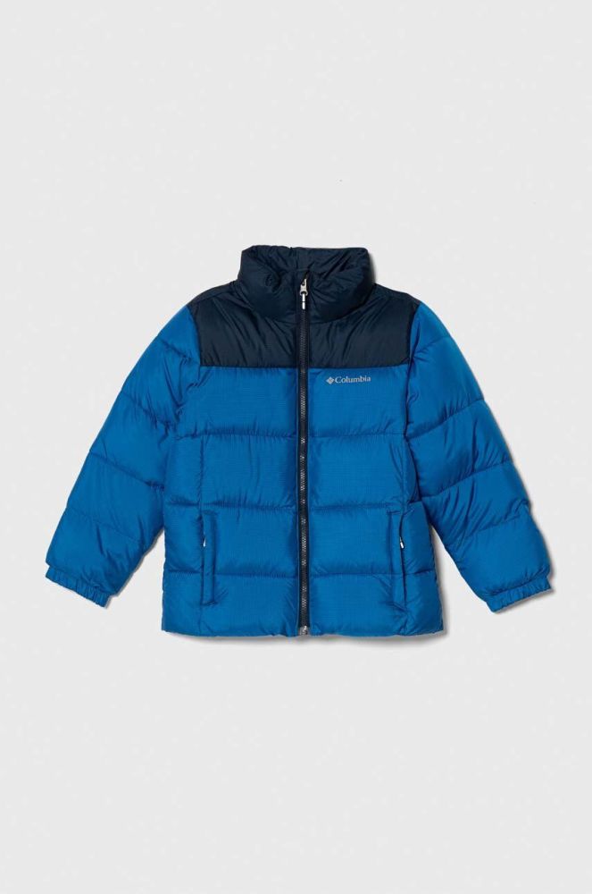 Дитяча куртка Columbia U Puffect Jacket колір блакитний