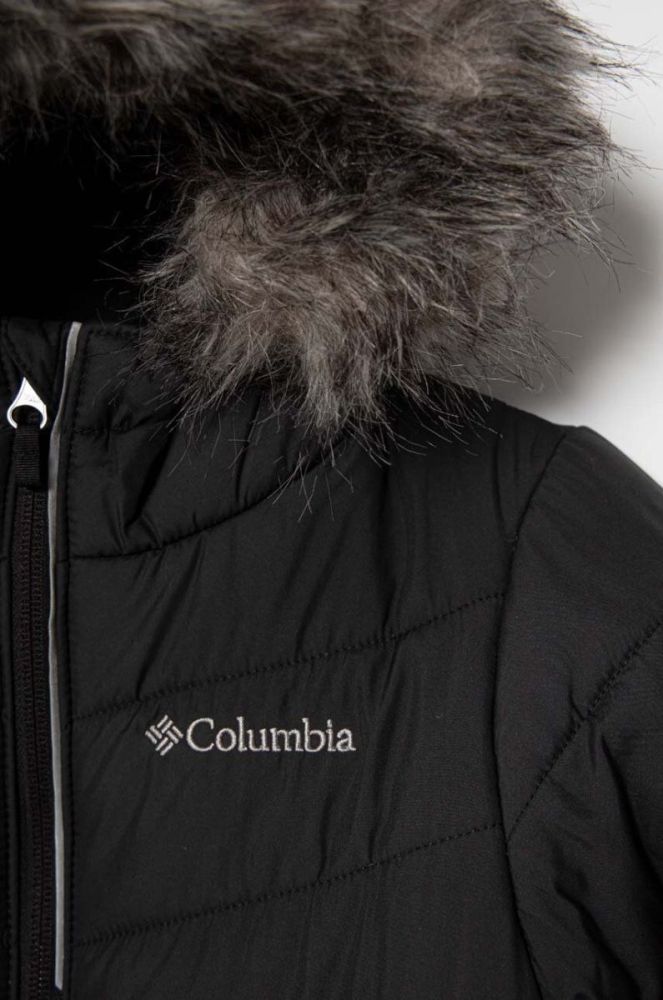 Дитяча куртка Columbia G Katelyn Crest II Hdd J колір чорний фото 3