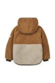 Дитяча двостороння куртка Liewood колір коричневий