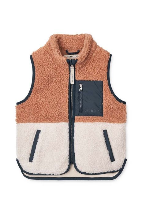 Дитяча безрукавка Liewood колір помаранчевий