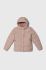 Дитяча пухова куртка The North Face G NORTH DOWN FLEECE LINED PARKA колір рожевий