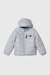 Дитяча двостороння куртка The North Face G REVERSIBLE PERRITO JACKET колір блакитний